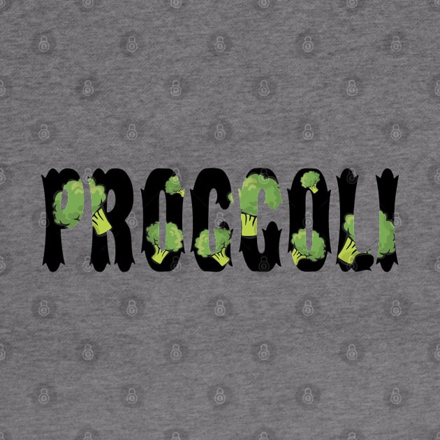 Proggolli - broccoli vegetarian, veggie birthday gift shirt by KAOZ